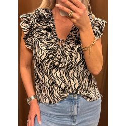 Ellie Zebra Top