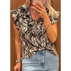 Ellie Zebra Top