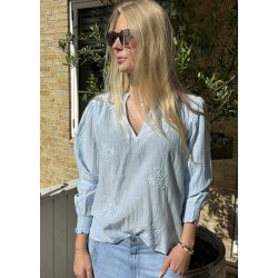 Emma Blouse- Light Blue