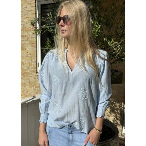 Emma Blouse- Light Blue