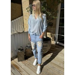 Emma Blouse- Light Blue