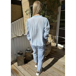 Emma Blouse- Light Blue