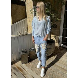 Emma Blouse- Light Blue