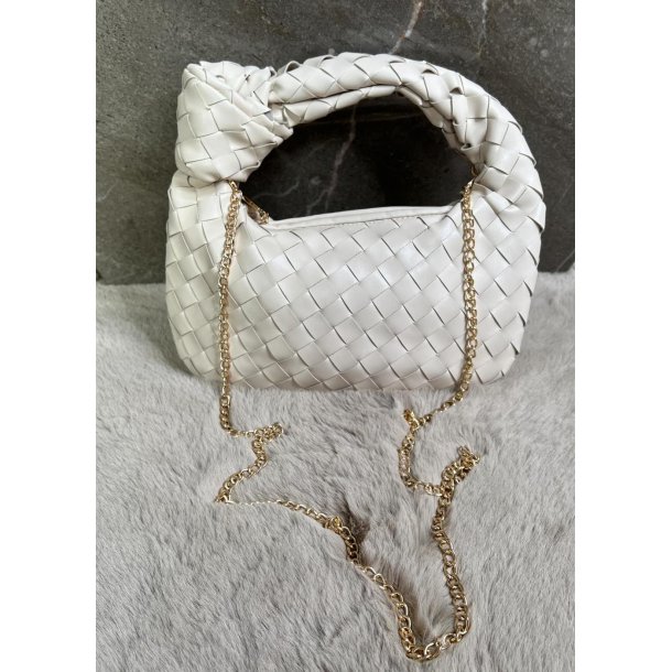 Eva Knot Handbag- Beige