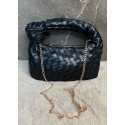 Eva Knot Handbag- Black