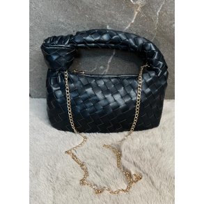 Eva Knot Handbag- Black