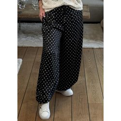 Fanny Dot Pants- Black