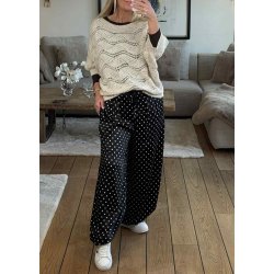 Fanny Dot Pants- Black