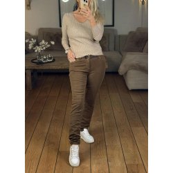 Fanny Knittet Blouse- Taupe
