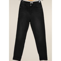 Fanny Mom Fit Jeans- Black
