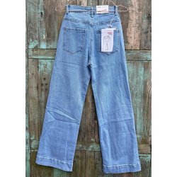 Fanny Wide Leg Jeans 3727- blue