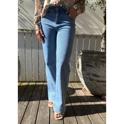 Fanny Wide Leg Jeans 3727- blue
