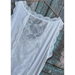 Farfalla Laze Top- Beige