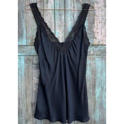 Farfalla Silky Top- Black