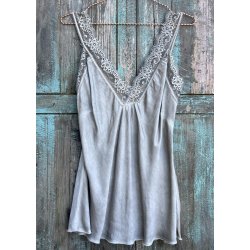 Farfalla Silky Top- Taupe