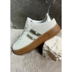 Fashion Sneakers 1758- Beige 