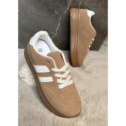 Fashion Sneakers 1758- Taupe 