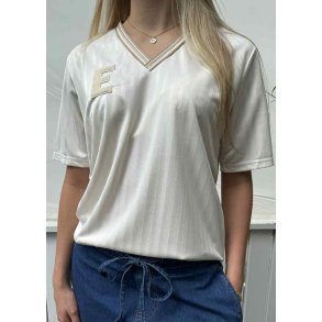 Felia ss T-shirt- creme simili