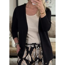 Fenia Astrid Cardigan- Black