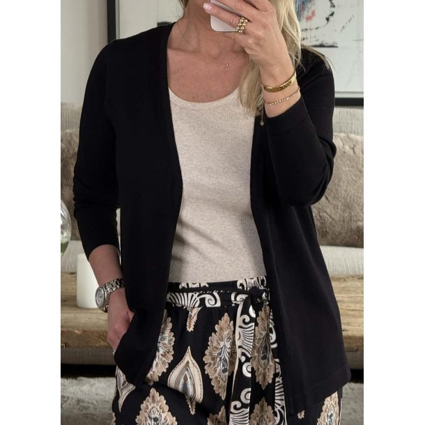 Fenia Astrid Cardigan- Black