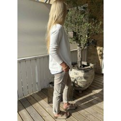 Fenia Astrid Cardigan- Chalk