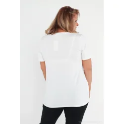 Fille Plus Size T-shirt- White