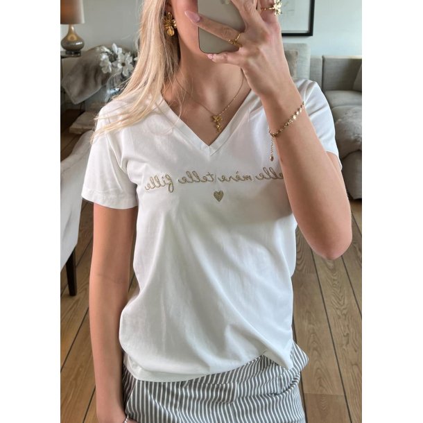 Fille T-shirt- White