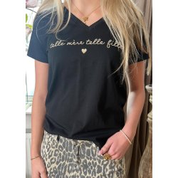 Fille T-shirt- Black