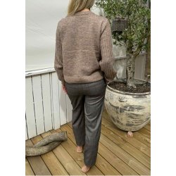 Flora Knit Button Cardigan- Desert Taupe