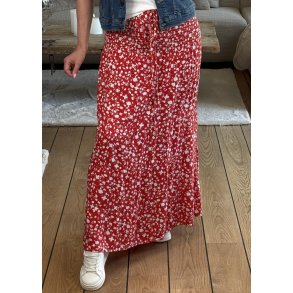 Flora Skirt- Red