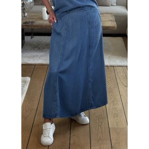 Frame Mw Denim Skirt- Light Blue De