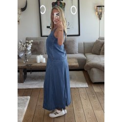 Frame Singlet Denim Top - Light Blu