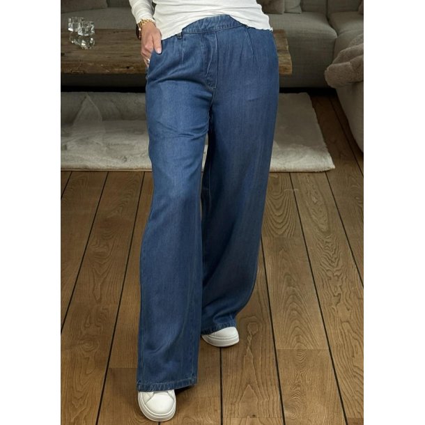 Frame Lisa Wide Mw Pants-Medium den