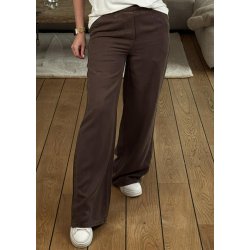 Frame Lisa Wide Mw Pants-Seal Brown