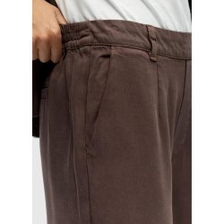 Frame Lisa Wide Mw Pants-Seal Brown
