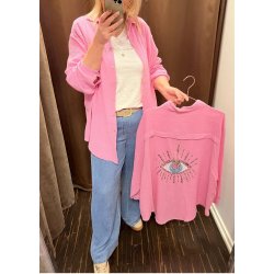 Frame Lisa Wide Mw Pants-light blue