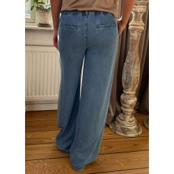 Frame Lisa Wide Mw Pants-light blue