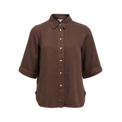 Frame Re Denim Top- Seal brown