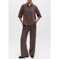 Frame Re Denim Top- Seal brown