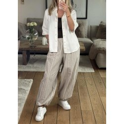 Frame Re Denim Top- Cloude Dancer