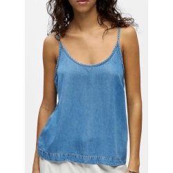 Frame Singlet Denim Top - Light Blu