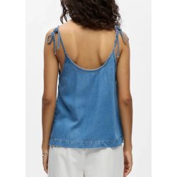 Frame Singlet Denim Top - Light Blu