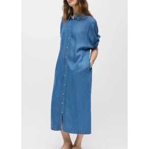 Frame Tiana Denim Dress- medium blue