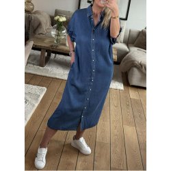 Frame Tiana Denim Dress- medium blue