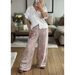 Frame V-neck Top- cloude dancer