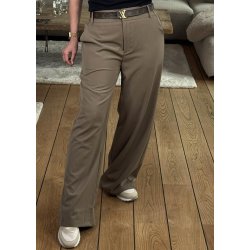 Freddy Wide Pants- Nougat Brown