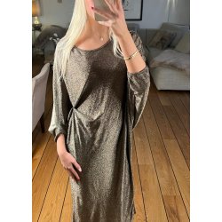 Frida Glam Dress- Gold