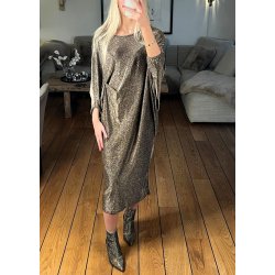 Frida Glam Dress- Gold