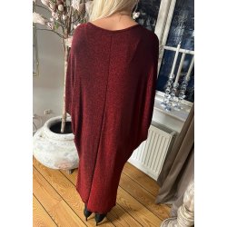 Frida Glam Dress- Red