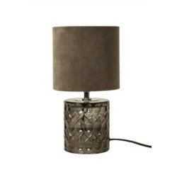Gaia Table Lamp H29 cm glass- Grey